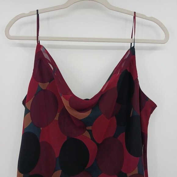 Y2K Midi Slip Dress Positive Attitude Polka Dot Vintage - Picture 3 of 12